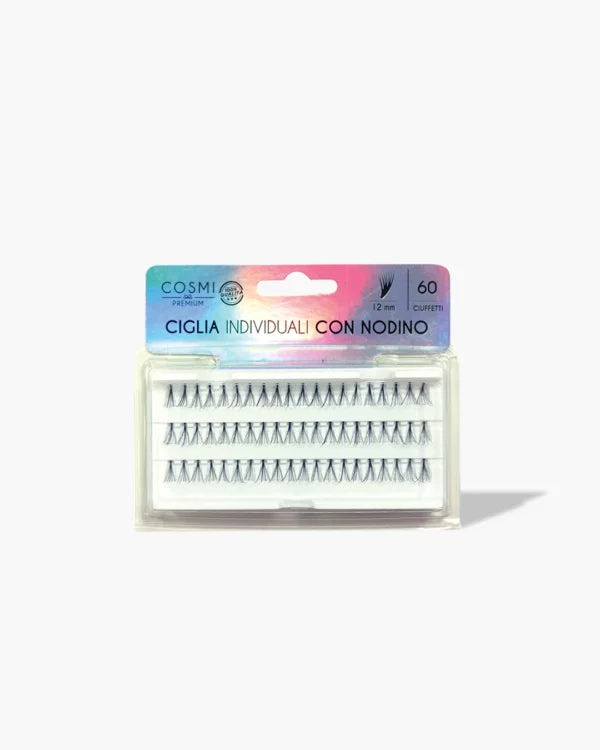 COSMI CIGLIA FINTE CON NODINO 12MM
