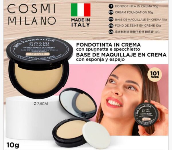 COSMI FONDOTINTA IN CREMA N101 NUDE