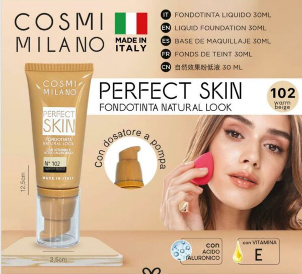 COSMI PERFECT SKIN FONDOTINTA NATURAL N102