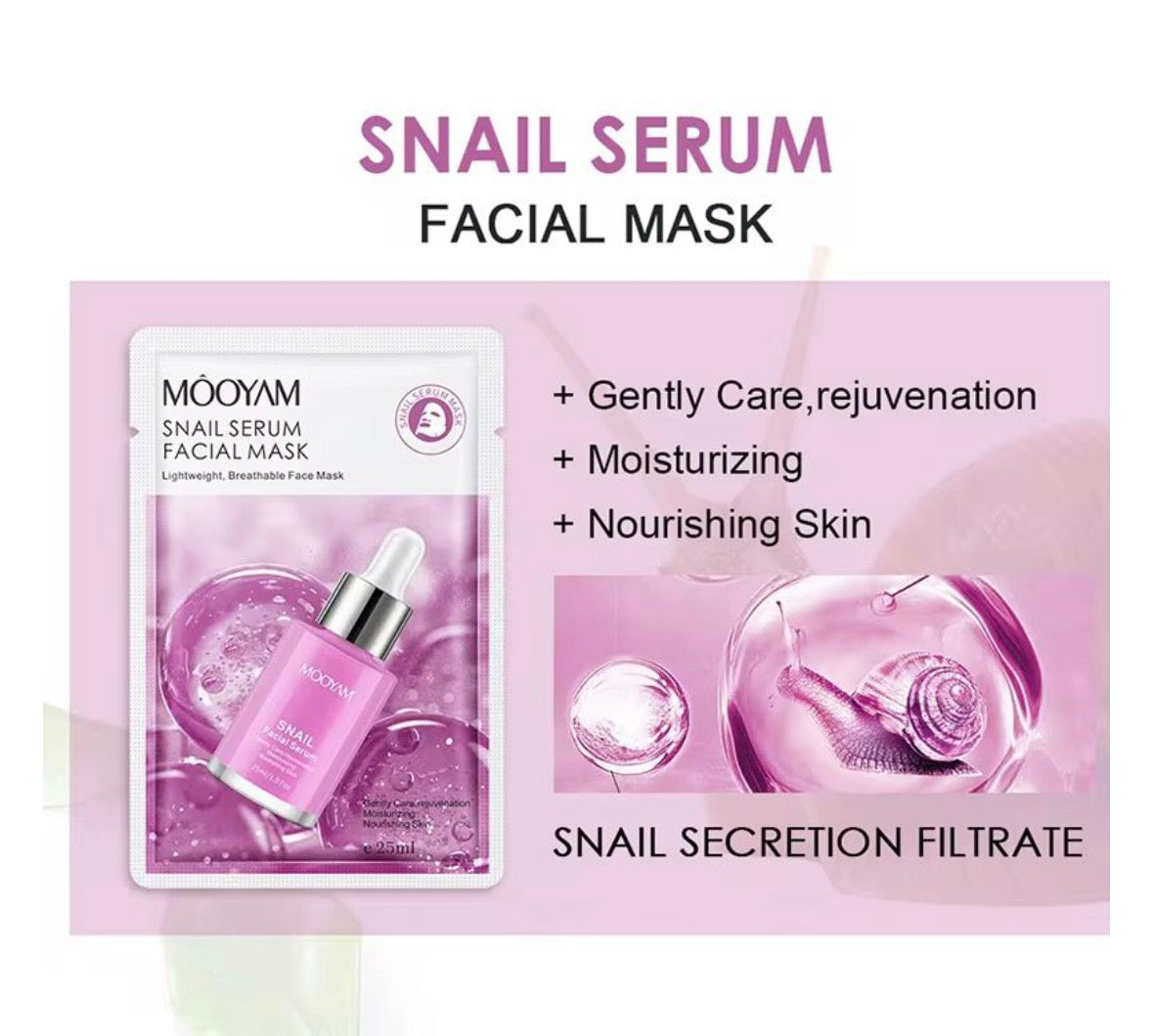 MASCHERA VISO BAVA DI LUMACA 🐌