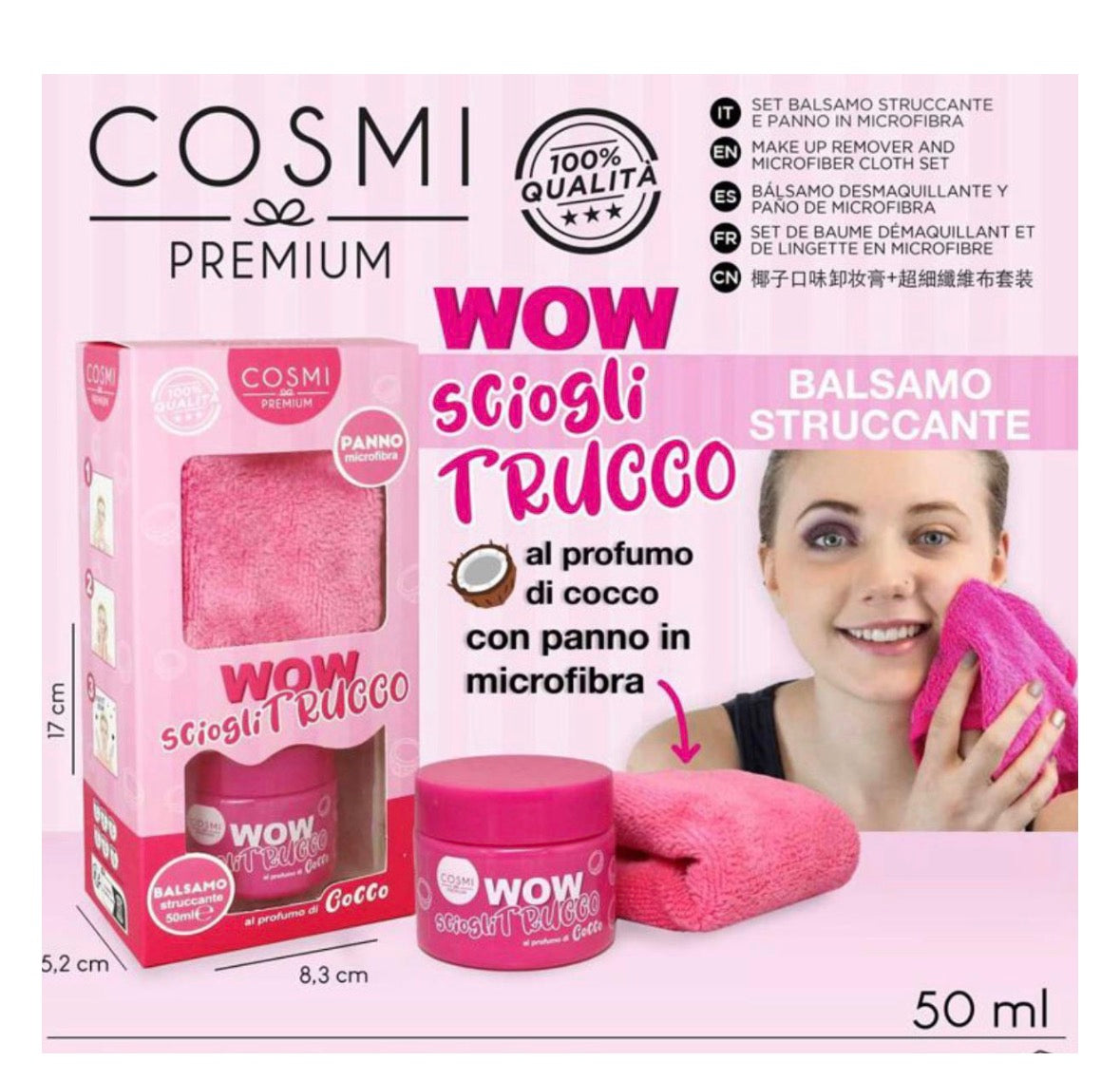 COSMI WOW SCIOGLITRUCCO 50G AL COCCO CON PANNO🥥