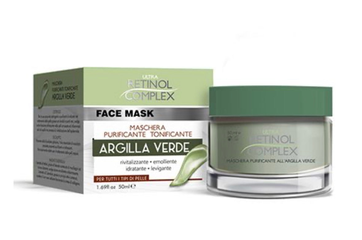 MASCHERA VISO ARGILLA VERDE
