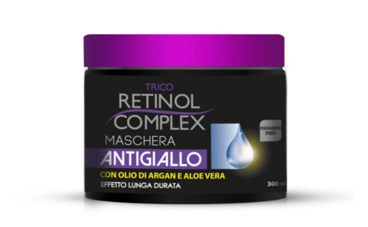 MASCHERA CAPELLI ANTIGIALLO 300 ML