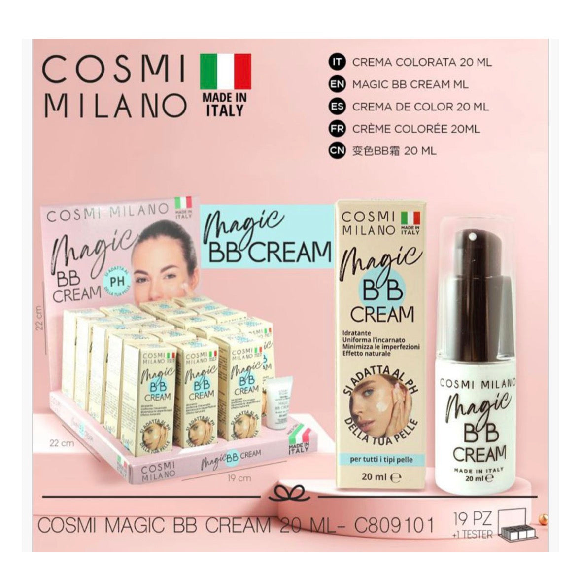 BB MAGIC PRENDE COLORE IN BASE AL PH DELLA PROPRIA PELLE