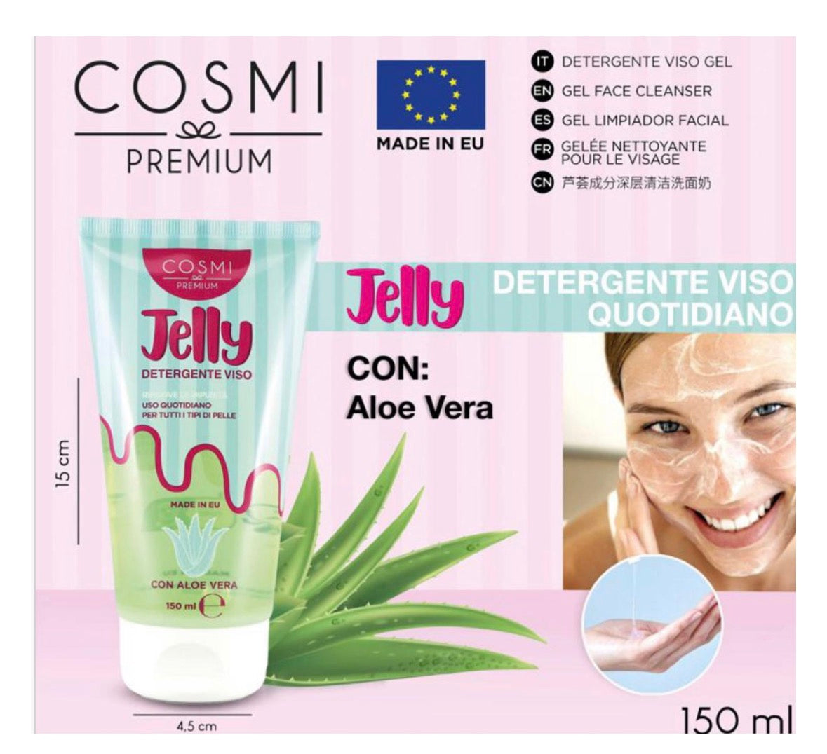 COSMI JELL DETERGENTE VISO 150ML CON ALOE VERA