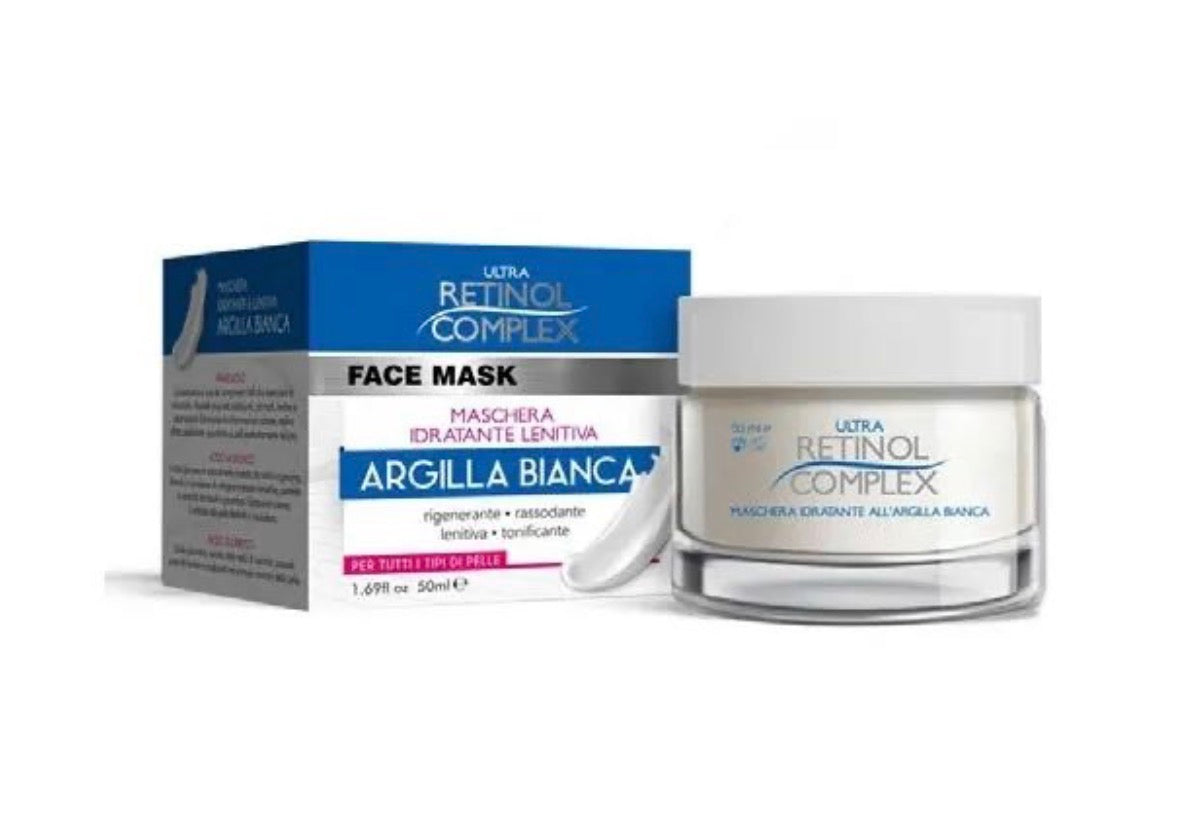 MASCHERA VISO ARGILLA BIANCA