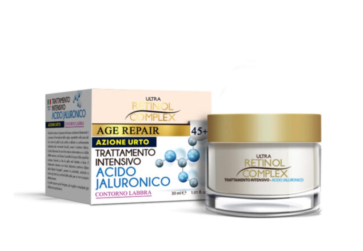 TRATTAMENTO INTENSIVO CONTORNO LABBRA ACIDO JALURONICO – AZIONE URTO 30ml