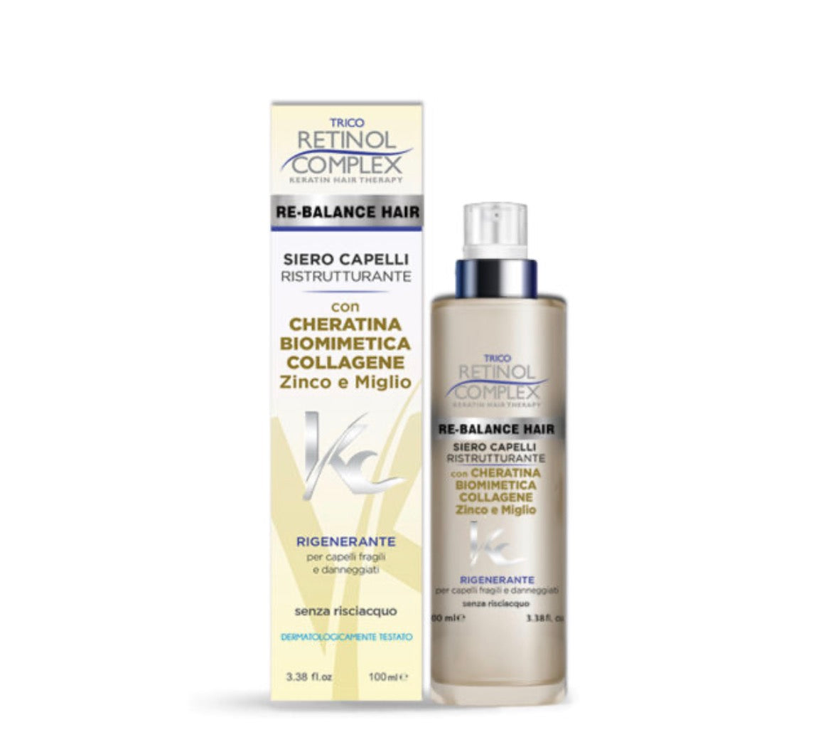 SIERO CAPELLI CON CHERATINA BIOMIMETICA 100ML