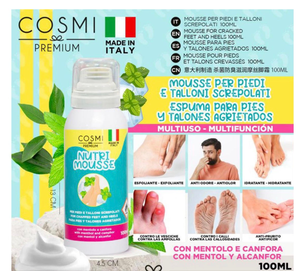 MOUSSE PIEDI SECCHI E SCREPOLATI