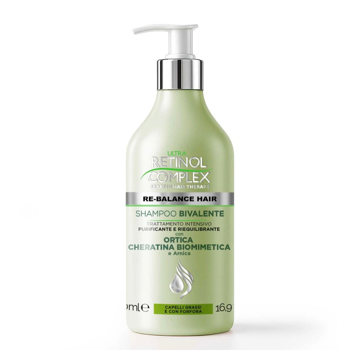 shampoo antiforfora bivalente trattamento purificante e riequilibrante 500ml