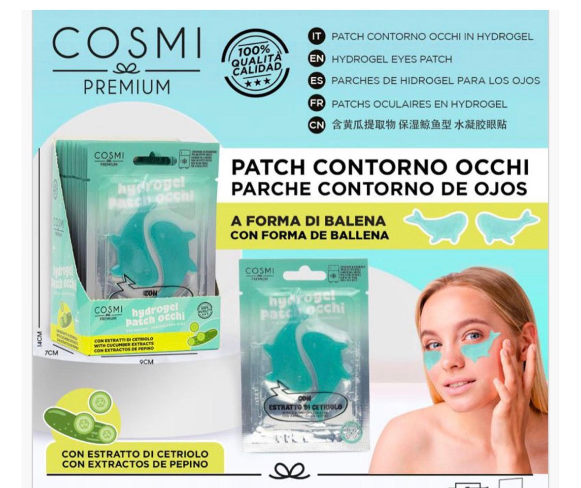 COSMI PATCH OCCHI BALENA CON ESTR. CETRIOLO