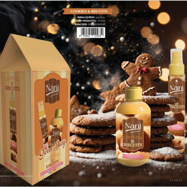 ACQUA PROFUMATA 75ML+BAGNO D.300ML GIFT DUO COOKIES & BISCUITS